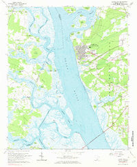 Laurel Bay South Carolina Historical topographic map, 1:24000 scale, 7.5 X 7.5 Minute, Year 1962