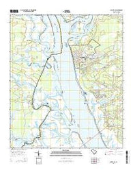 Laurel Bay South Carolina Current topographic map, 1:24000 scale, 7.5 X 7.5 Minute, Year 2014