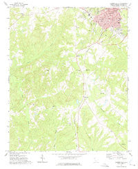 Laurens South South Carolina Historical topographic map, 1:24000 scale, 7.5 X 7.5 Minute, Year 1971