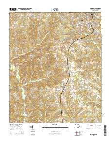 Laurens South South Carolina Current topographic map, 1:24000 scale, 7.5 X 7.5 Minute, Year 2014