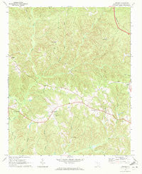 Lebanon South Carolina Historical topographic map, 1:24000 scale, 7.5 X 7.5 Minute, Year 1969
