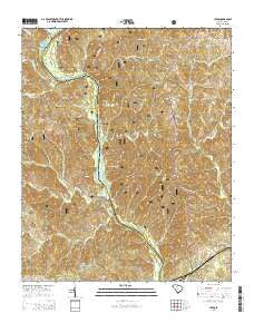 Leeds South Carolina Current topographic map, 1:24000 scale, 7.5 X 7.5 Minute, Year 2014