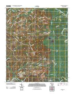 Leesburg South Carolina Historical topographic map, 1:24000 scale, 7.5 X 7.5 Minute, Year 2011