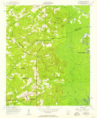 Leesburg South Carolina Historical topographic map, 1:24000 scale, 7.5 X 7.5 Minute, Year 1953