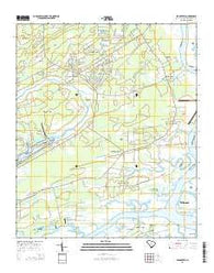 Legareville South Carolina Current topographic map, 1:24000 scale, 7.5 X 7.5 Minute, Year 2014