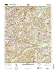 Lexington South Carolina Current topographic map, 1:24000 scale, 7.5 X 7.5 Minute, Year 2014