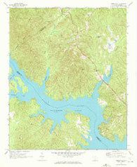 Liberty Hill South Carolina Historical topographic map, 1:24000 scale, 7.5 X 7.5 Minute, Year 1971