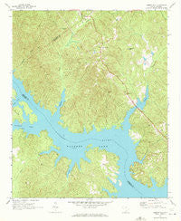Liberty Hill South Carolina Historical topographic map, 1:24000 scale, 7.5 X 7.5 Minute, Year 1971