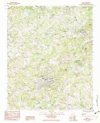 Liberty South Carolina Historical topographic map, 1:24000 scale, 7.5 X 7.5 Minute, Year 1983