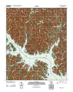 Liberty Hill South Carolina Historical topographic map, 1:24000 scale, 7.5 X 7.5 Minute, Year 2011