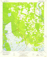 Limehouse South Carolina Historical topographic map, 1:24000 scale, 7.5 X 7.5 Minute, Year 1955