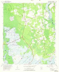 Limehouse South Carolina Historical topographic map, 1:24000 scale, 7.5 X 7.5 Minute, Year 1955