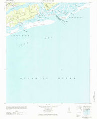 Little River South Carolina Historical topographic map, 1:24000 scale, 7.5 X 7.5 Minute, Year 1971