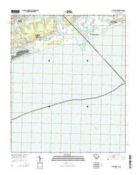 Little River South Carolina Current topographic map, 1:24000 scale, 7.5 X 7.5 Minute, Year 2014