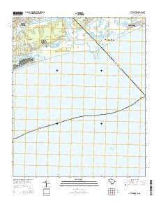 Little River South Carolina Current topographic map, 1:24000 scale, 7.5 X 7.5 Minute, Year 2014