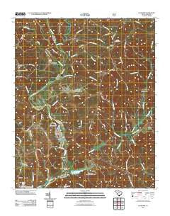 Lockhart South Carolina Historical topographic map, 1:24000 scale, 7.5 X 7.5 Minute, Year 2011