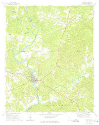 Lockhart South Carolina Historical topographic map, 1:24000 scale, 7.5 X 7.5 Minute, Year 1972