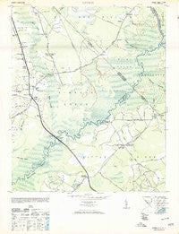 Longs South Carolina Historical topographic map, 1:24000 scale, 7.5 X 7.5 Minute, Year 1953