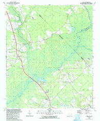Longs South Carolina Historical topographic map, 1:24000 scale, 7.5 X 7.5 Minute, Year 1990