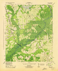 Longs South Carolina Historical topographic map, 1:31680 scale, 7.5 X 7.5 Minute, Year 1944