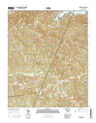 Longtown South Carolina Current topographic map, 1:24000 scale, 7.5 X 7.5 Minute, Year 2014