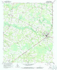 Loris South Carolina Historical topographic map, 1:24000 scale, 7.5 X 7.5 Minute, Year 1962
