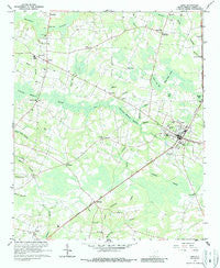 Loris South Carolina Historical topographic map, 1:24000 scale, 7.5 X 7.5 Minute, Year 1962