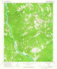 Lowndesville South Carolina Historical topographic map, 1:24000 scale, 7.5 X 7.5 Minute, Year 1964