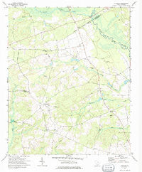 Lucknow South Carolina Historical topographic map, 1:24000 scale, 7.5 X 7.5 Minute, Year 1970