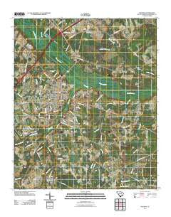 Manning South Carolina Historical topographic map, 1:24000 scale, 7.5 X 7.5 Minute, Year 2011