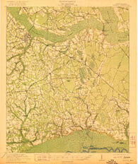 Manning South Carolina Historical topographic map, 1:62500 scale, 15 X 15 Minute, Year 1921