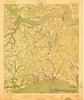 Manning South Carolina Historical topographic map, 1:62500 scale, 15 X 15 Minute, Year 1921