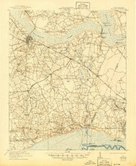 Manning South Carolina Historical topographic map, 1:62500 scale, 15 X 15 Minute, Year 1921