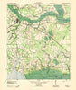 Manning South Carolina Historical topographic map, 1:62500 scale, 15 X 15 Minute, Year 1944