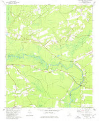 Maple Cane Swamp South Carolina Historical topographic map, 1:24000 scale, 7.5 X 7.5 Minute, Year 1979