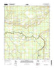 Maple Cane Swamp South Carolina Current topographic map, 1:24000 scale, 7.5 X 7.5 Minute, Year 2014