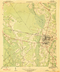 Marion South Carolina Historical topographic map, 1:24000 scale, 7.5 X 7.5 Minute, Year 1947