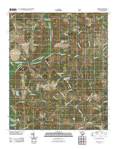 Martin South Carolina Historical topographic map, 1:24000 scale, 7.5 X 7.5 Minute, Year 2011
