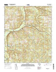 Martin South Carolina Current topographic map, 1:24000 scale, 7.5 X 7.5 Minute, Year 2014