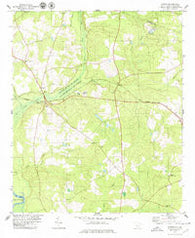Martin South Carolina Historical topographic map, 1:24000 scale, 7.5 X 7.5 Minute, Year 1979