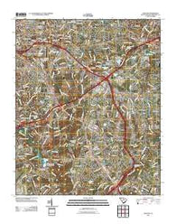 Mauldin South Carolina Historical topographic map, 1:24000 scale, 7.5 X 7.5 Minute, Year 2011
