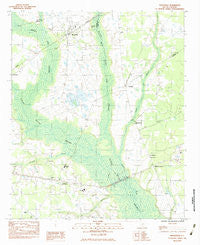 Mayesville South Carolina Historical topographic map, 1:24000 scale, 7.5 X 7.5 Minute, Year 1983