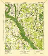 Mayesville South Carolina Historical topographic map, 1:62500 scale, 15 X 15 Minute, Year 1943