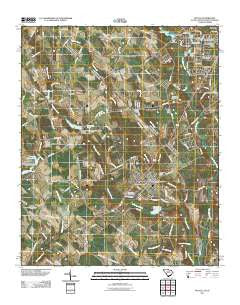 McColl South Carolina Historical topographic map, 1:24000 scale, 7.5 X 7.5 Minute, Year 2011