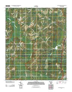 McPhersonville South Carolina Historical topographic map, 1:24000 scale, 7.5 X 7.5 Minute, Year 2011