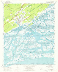 Mc Clellanville South Carolina Historical topographic map, 1:24000 scale, 7.5 X 7.5 Minute, Year 1942
