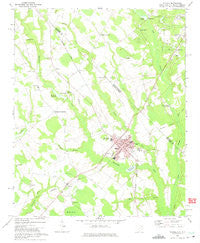 Mc Coll South Carolina Historical topographic map, 1:24000 scale, 7.5 X 7.5 Minute, Year 1972