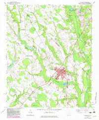 Mc Coll South Carolina Historical topographic map, 1:24000 scale, 7.5 X 7.5 Minute, Year 1972