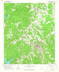 Mc Cormick South Carolina Historical topographic map, 1:24000 scale, 7.5 X 7.5 Minute, Year 1964