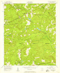 Messers Pond South Carolina Historical topographic map, 1:24000 scale, 7.5 X 7.5 Minute, Year 1953